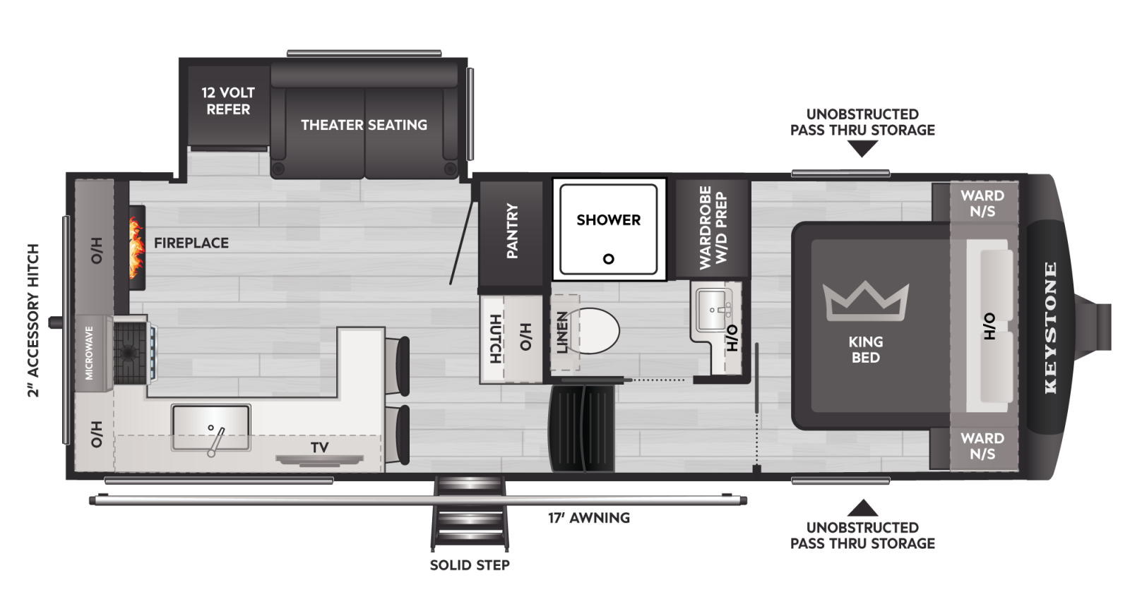 2027 Keystone RV Cougar 2100ml floorplan