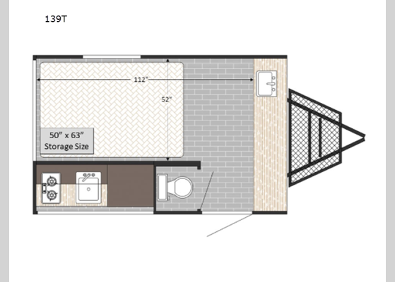 2027 Sunset Park RV 139T Sunray 139T Sunray floorplan